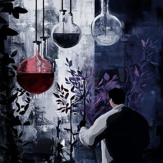 Ravencrown Isopleth style, Midjourney V6.1: editorial illustration for popular scientific magazine cover