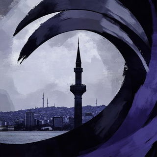 Ravencrown Isopleth style, Midjourney V6.1: bold minimalist logo design for Istanbul city municipal services