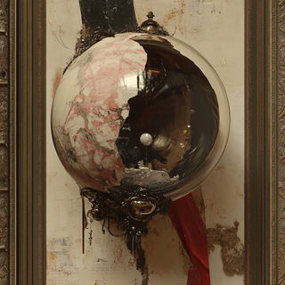 Cameaulet style, Midjourney V6.1: abstract 3D render