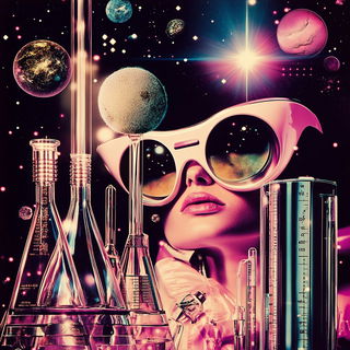 Colossometal style, Midjourney V6.1: editorial illustration for popular scientific magazine cover
