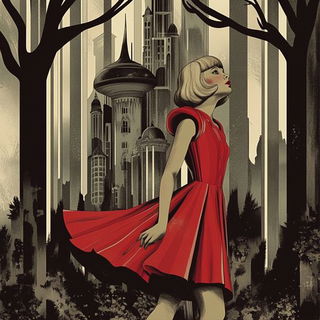 Hatched Goblinism style, Midjourney V6.1: retro fairy-tale illustration