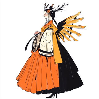 Cyanthicket style, Midjourney V6.1: haute-couture fashion outfit