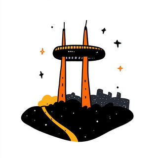Cyanthicket style, Midjourney V6.1: bold minimalist logo design for Istanbul city municipal services