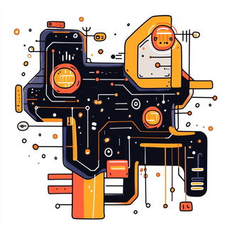 Cyanthicket style, Midjourney V6.1: technical infrastructure blueprint schematics