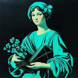 Pulpshadow style, Midjourney V6.1: classical 18th-century oil painting