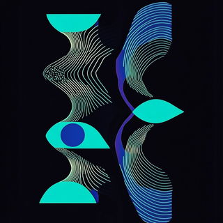 Pulpshadow style, Midjourney V6.1: creative pattern composition