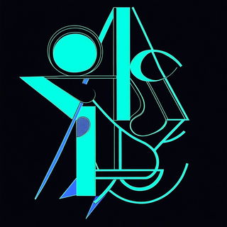 Pulpshadow style, Midjourney V6.1: typographic composition with large letters