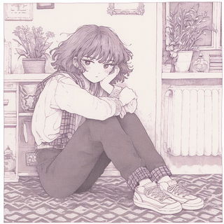 Faunaframe style, Midjourney V6.1: black-and-white manga comic strip