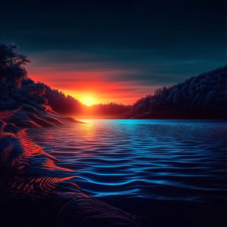 Viaduct Fossil style, Midjourney V6.1: realistic landscape photograph of quiet dawn