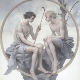Portal Scar style, Midjourney V6.1: classical 18th-century oil painting