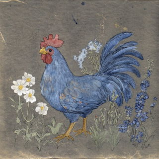 Copygrain Grotesque style, Midjourney V6.1: traditional folk art