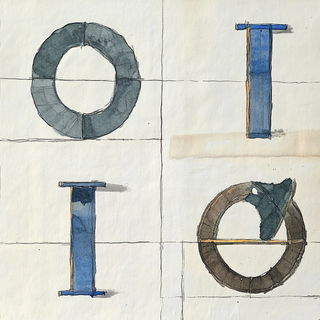 Copygrain Grotesque style, Midjourney V6.1: typographic composition with large letters