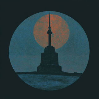 Monumental Ink Silence style, Midjourney V6.1: bold minimalist logo design for Istanbul city municipal services