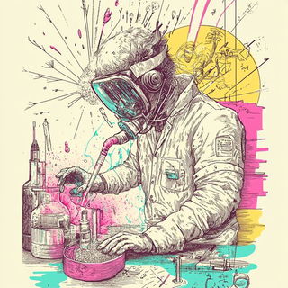 Pluvial Chiaroscuro style, Midjourney V6.1: editorial illustration for popular scientific magazine cover