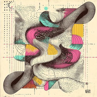 Pluvial Chiaroscuro style, Midjourney V6.1: creative pattern composition
