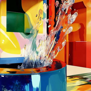 Rabbet Realism style, Midjourney V6.1: abstract 3D render