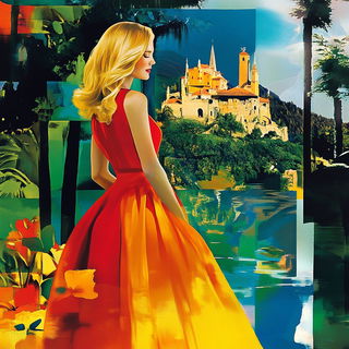 Rabbet Realism style, Midjourney V6.1: retro fairy-tale illustration
