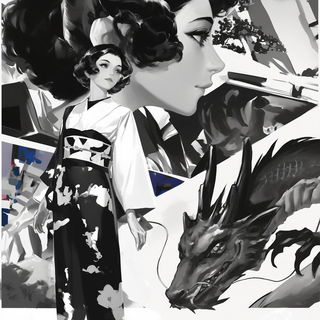 Rabbet Realism style, Midjourney V6.1: black-and-white manga comic strip