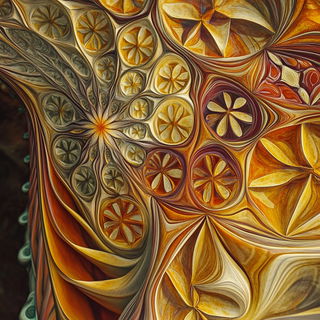 Scanline Solstice style, Midjourney V6.1: abstract 3D render