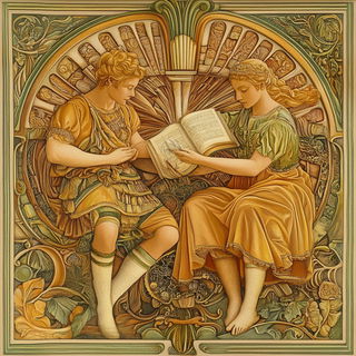 Scanline Solstice style, Midjourney V6.1: classical 18th-century oil painting