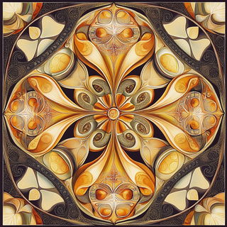 Scanline Solstice style, Midjourney V6.1: creative pattern composition