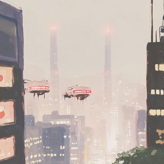 Brinevector style, Midjourney V6.1: cinematic shot from sci-fi movie