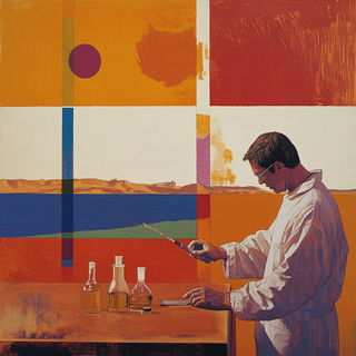 Tidewold Romanticism style, Midjourney V6.1: editorial illustration for popular scientific magazine cover