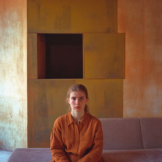 Tidewold Romanticism style, Midjourney V6.1: photographic portrait of female protagonist