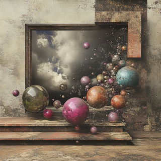 Giantkin Marginalia style, Midjourney V6.1: abstract 3D render