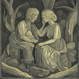 Redmarket Monochrome style, Midjourney V6.1: classical 18th-century oil painting