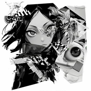 Catenary Iron Mythos style, Midjourney V6.1: black-and-white manga comic strip