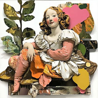 Catenary Iron Mythos style, Midjourney V6.1: classical 18th-century oil painting