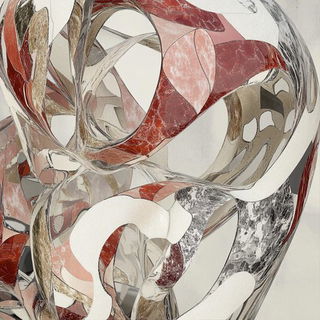 Parterre Gridworks style, Midjourney V6.1: abstract 3D render