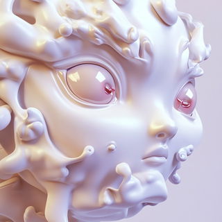 Lithomarrow style, Midjourney V6.1: abstract 3D render