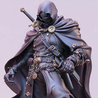 Lithomarrow style, Midjourney V6.1: concept art character design of retropunk steam knight