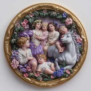 Lithomarrow style, Midjourney V6.1: classical 18th-century oil painting