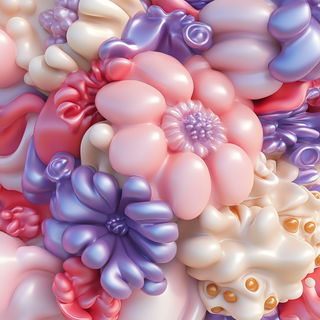 Lithomarrow style, Midjourney V6.1: creative pattern composition