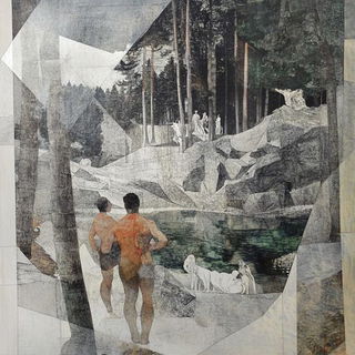 Tendrilcut style, Midjourney V6.1: classical 18th-century oil painting