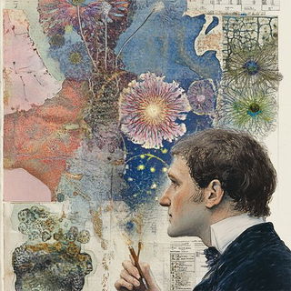 Watercolor Mythoperegrine style, Midjourney V6.1: editorial illustration for popular scientific magazine cover