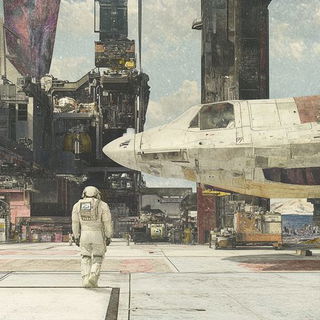 Watercolor Mythoperegrine style, Midjourney V6.1: cinematic shot from sci-fi movie