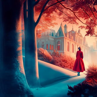 Pastelplacard style, Midjourney V6.1: retro fairy-tale illustration