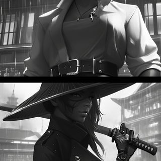 Cogtopiary style, Midjourney V6.1: black-and-white manga comic strip