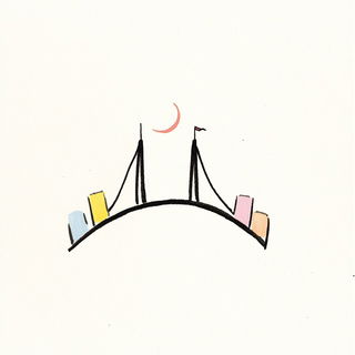 Skull Comet style, Midjourney V6.1: bold minimalist logo design for Istanbul city municipal services