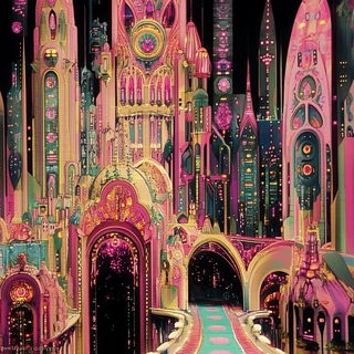 Icebound Oddkin style, Midjourney V6.1: megacity with futuristic bioarchitecture