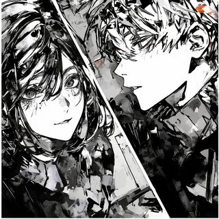 Riverside Machiya style, Midjourney V6.1: black-and-white manga comic strip