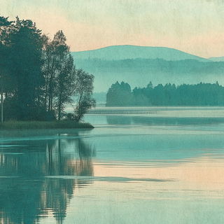 Chrysalis Metropolis style, Midjourney V6.1: realistic landscape photograph of quiet dawn