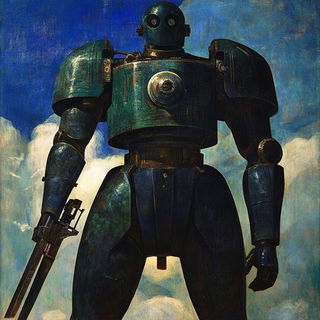 Oculocactus style, Midjourney V6.1: concept art character design of retropunk steam knight