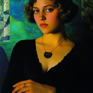 Oculocactus style, Midjourney V6.1: photographic portrait of female protagonist