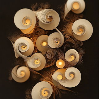 Cloakentrelle style, Midjourney V6.1: creative pattern composition