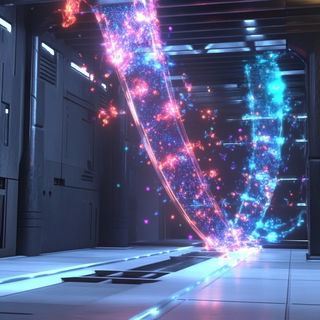 Azurine Folklore style, Midjourney V6.1: abstract 3D render
